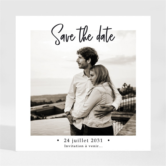 Save the Date mariage Belle Idylle réf.N3001713