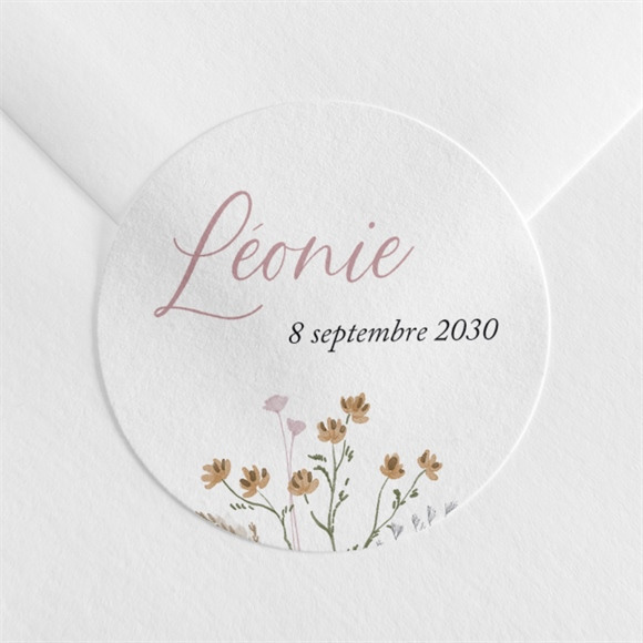 Sticker naissance Pétillante réf.N360502
