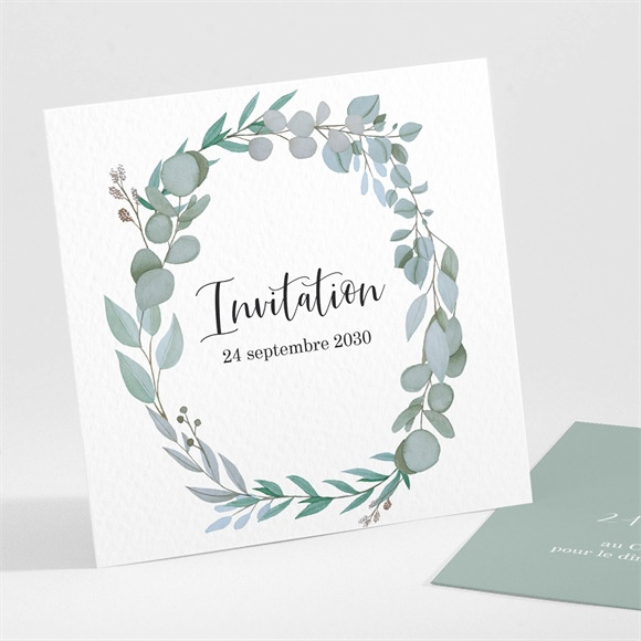 Carton d'invitation mariage A l'Unisson réf.N301342