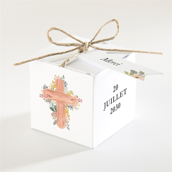 Boîte de dragées communion Symboles et Foi réf.N340414
