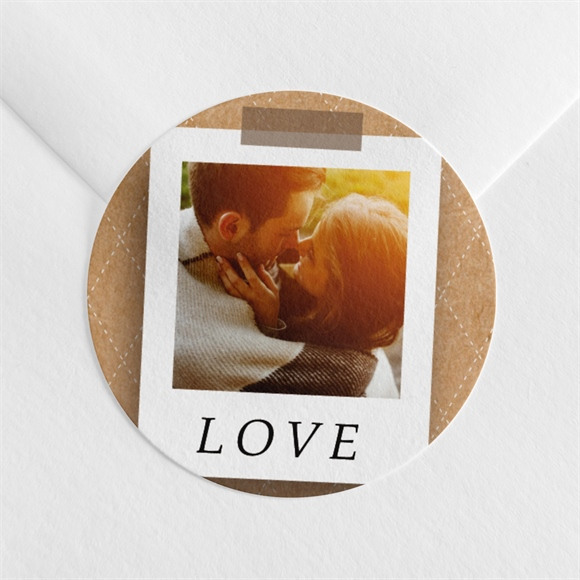 Sticker mariage Notre roman photo réf.N360735