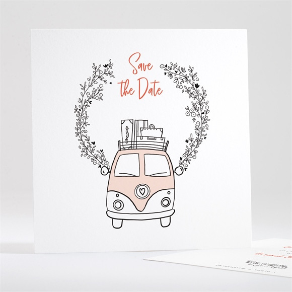 Save the Date mariage Douceur Champetre réf.N351241