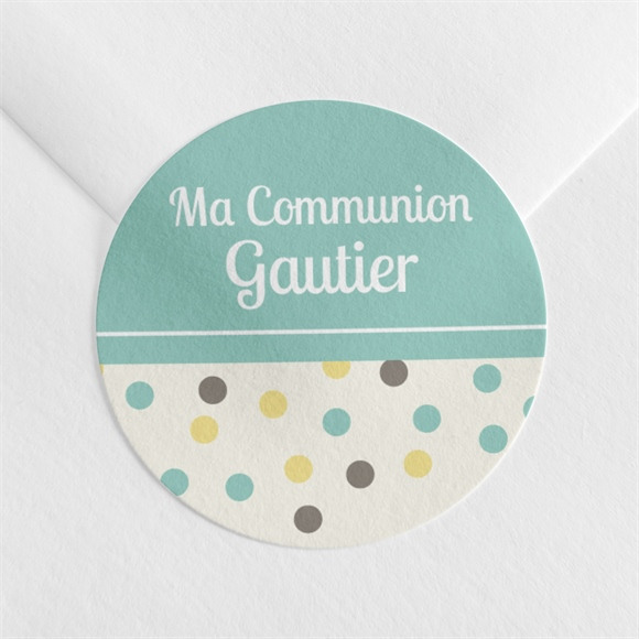 Sticker communion Jolie fête réf.N360827