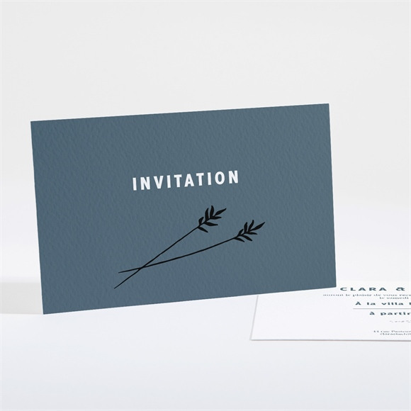 Carton d'invitation mariage Esquisse réf.N161236