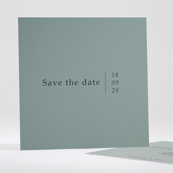 Save the Date mariage Vert Laurier réf.N351290