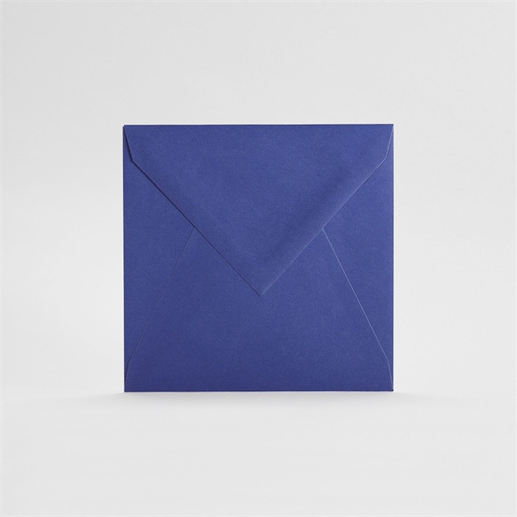 Enveloppe Bleu Petit carré 