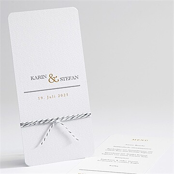 Menükarte Hochzeit Ref. N22164