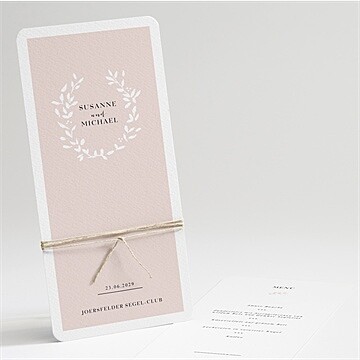 Menükarte Hochzeit Ref. N22168