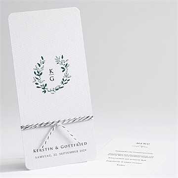 Menükarte Hochzeit ref. N22176