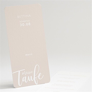 Menükarte Taufe ref. N221112