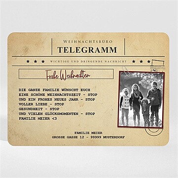 Weihnachtskarte Ref. N110107