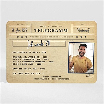 Geburtstagseinladung Ref. N110223