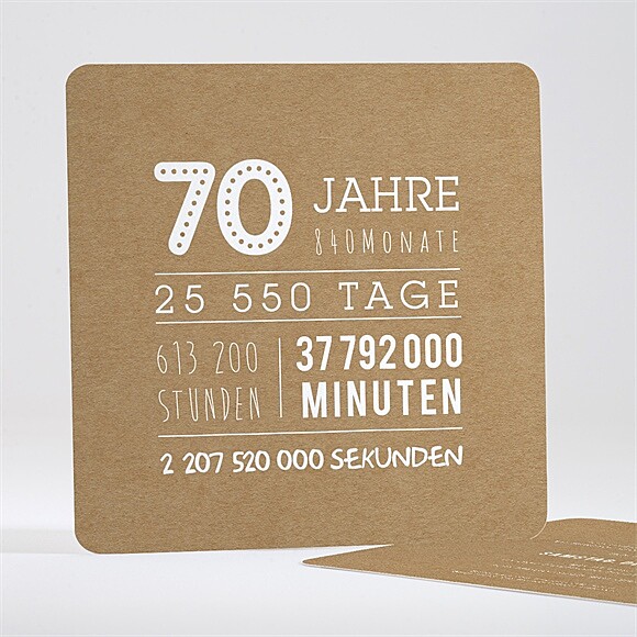 Geburtstagseinladung Countdown 70 Jahre ref.N351631