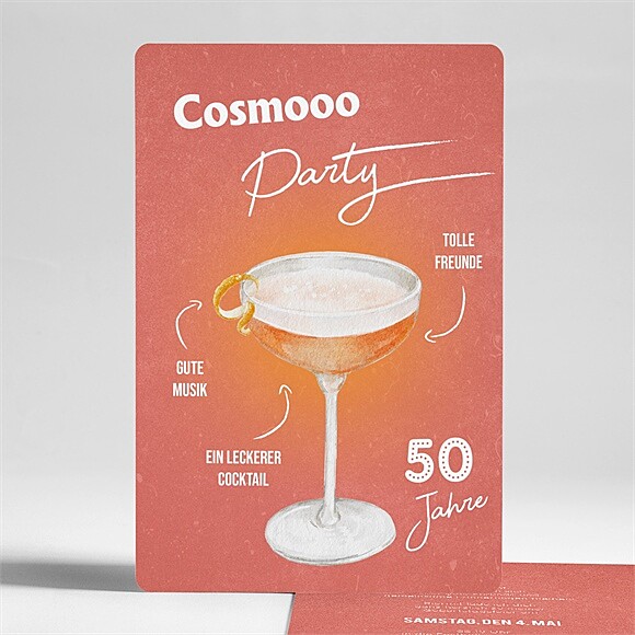 Geburtstagseinladung Cosmo 50 Jahre ref.N241325