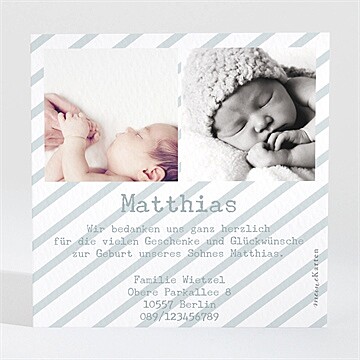 Dankeskarte Geburt ref. N300277