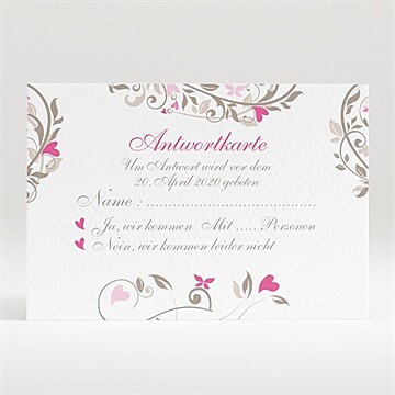 Antwortkarte Hochzeit ref. N120241