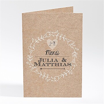 Menükarte Hochzeit ref. N401412