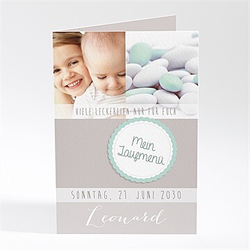 Menükarte Taufe ref. N401443