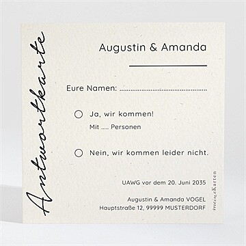 Antwortkarte Hochzeitsjubiläum ref. N300472