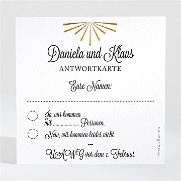 Antwortkarte Hochzeitsjubiläum Ref. N300482