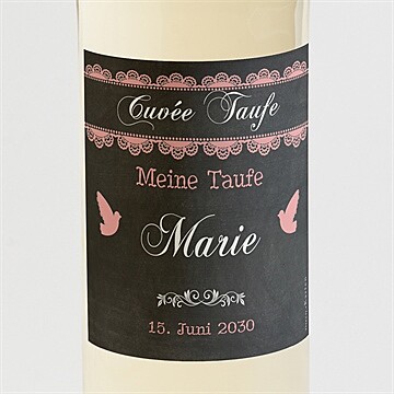 Flaschenetikett Taufe Ref. N300520