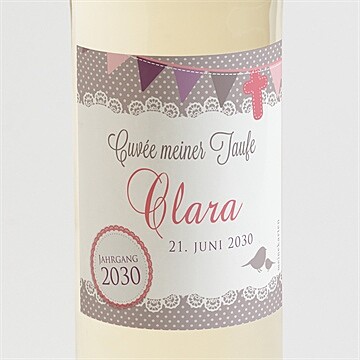 Flaschenetikett Taufe Ref. N300523