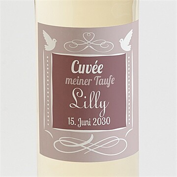 Flaschenetikett Taufe Ref. N300575