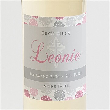 Flaschenetikett Taufe Ref. N300585