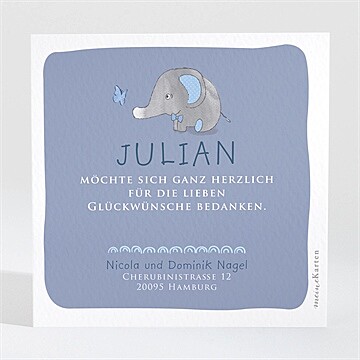 Dankeskarte Geburt Ref. N300614