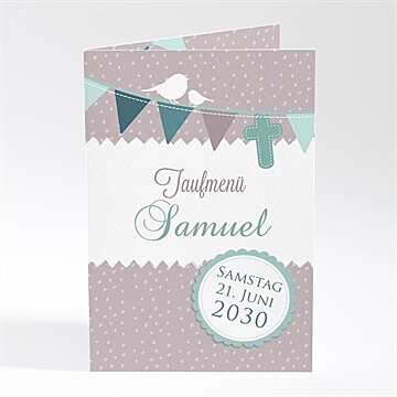 Menükarte Taufe ref. N401520