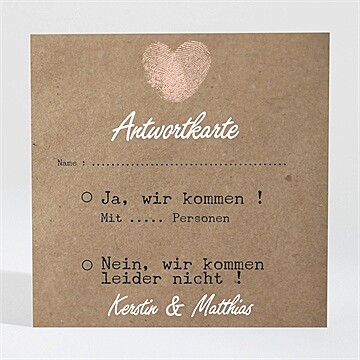 Antwortkarte Hochzeit ref. N300672