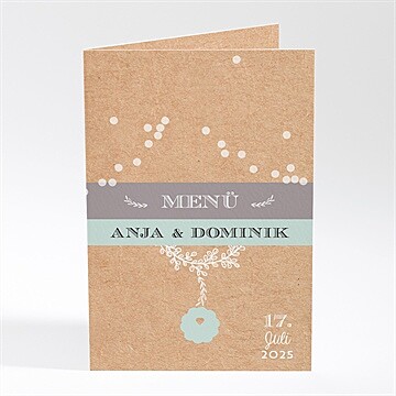 Menükarte Hochzeit Ref. N401544