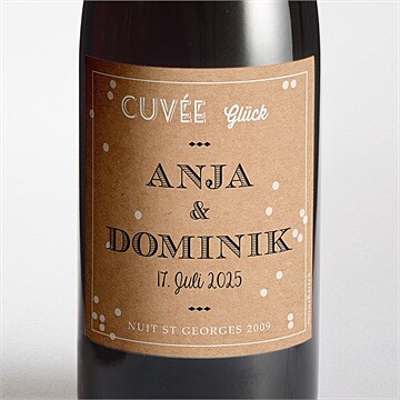 Flaschenetikett Hochzeit ref. N300682