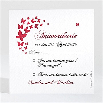 Antwortkarte Hochzeit Ref. N300714