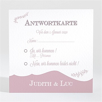 Antwortkarte Hochzeit Ref. N300847