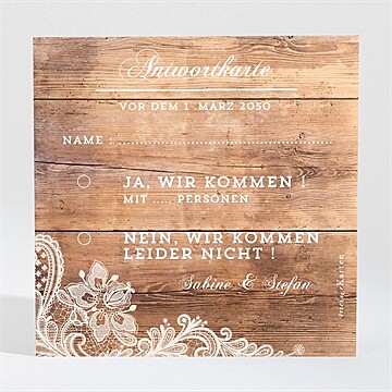 Antwortkarte Hochzeit Ref. N300918