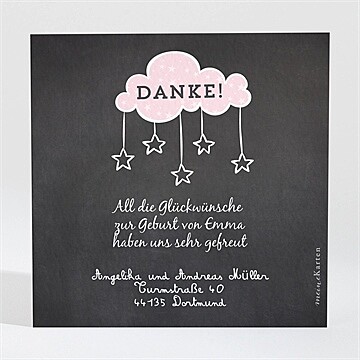 Dankeskarte Geburt Ref. N3001076