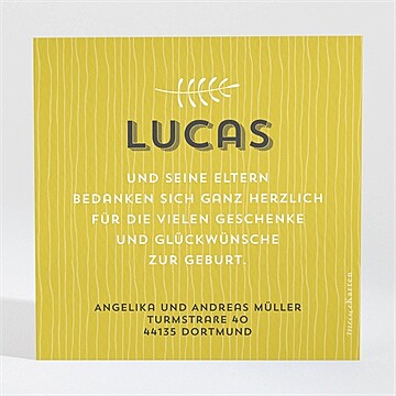 Dankeskarte Geburt Ref. N3001086