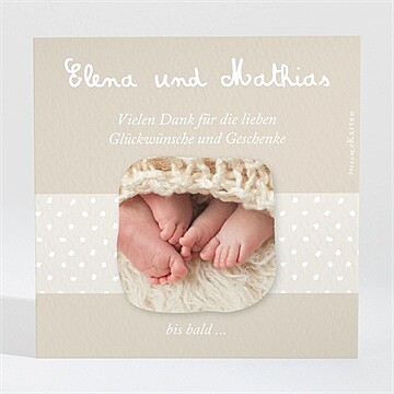 Dankeskarte Geburt Ref. N3001129