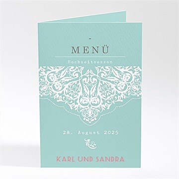 Menükarte Hochzeit Ref. N401605