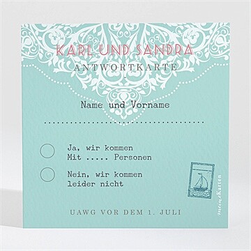 Antwortkarte Hochzeit Ref. N300867