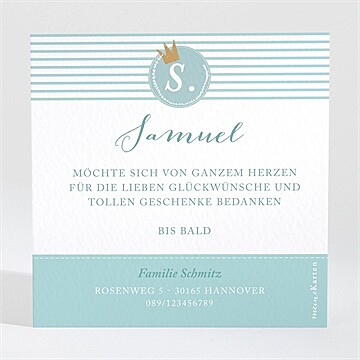 Dankeskarte Geburt ref. N3001201