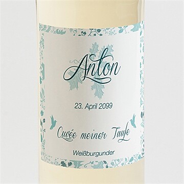 Flaschenetikett Taufe Ref. N3001207