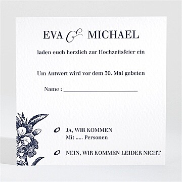 Antwortkarte Hochzeit Ref. N3001232