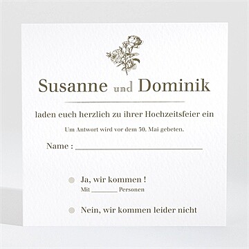 Antwortkarte Hochzeit ref. N3001238