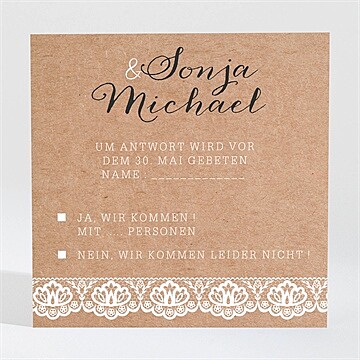 Antwortkarte Hochzeit Ref. N3001274