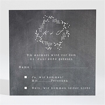 Antwortkarte Hochzeit Ref. N3001286
