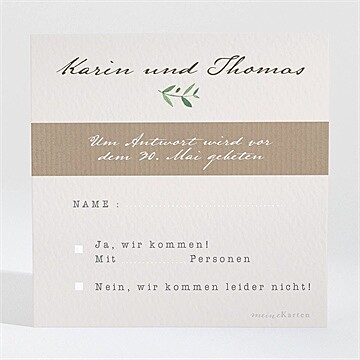 Antwortkarte Hochzeit Ref. N3001304