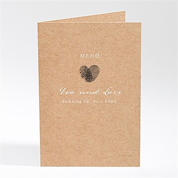 Menükarte Hochzeit Ref. N401771