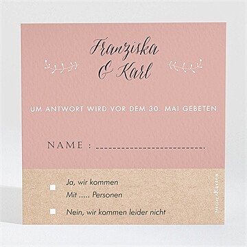 Antwortkarte Hochzeit Ref. N3001313